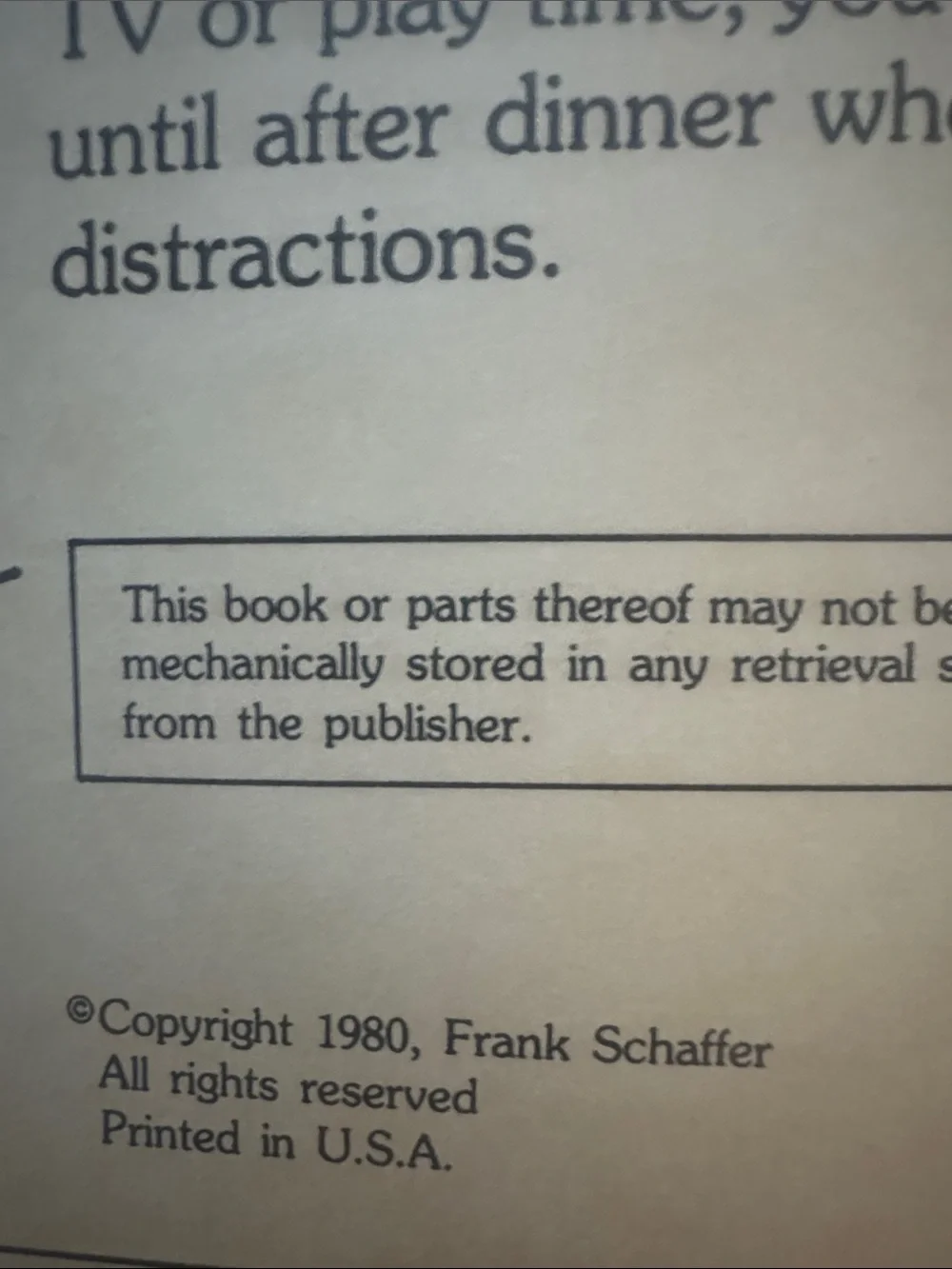 Frank Schaffer Getting Ready for Kindergarten Vintage 1980 Workbook NWOT School